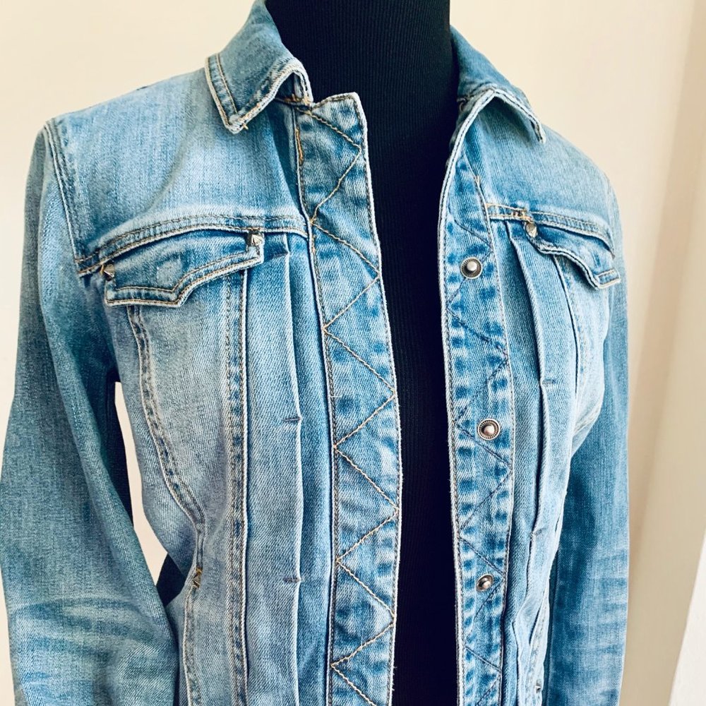 A|X Armani Exchange Blue Denim Jacket